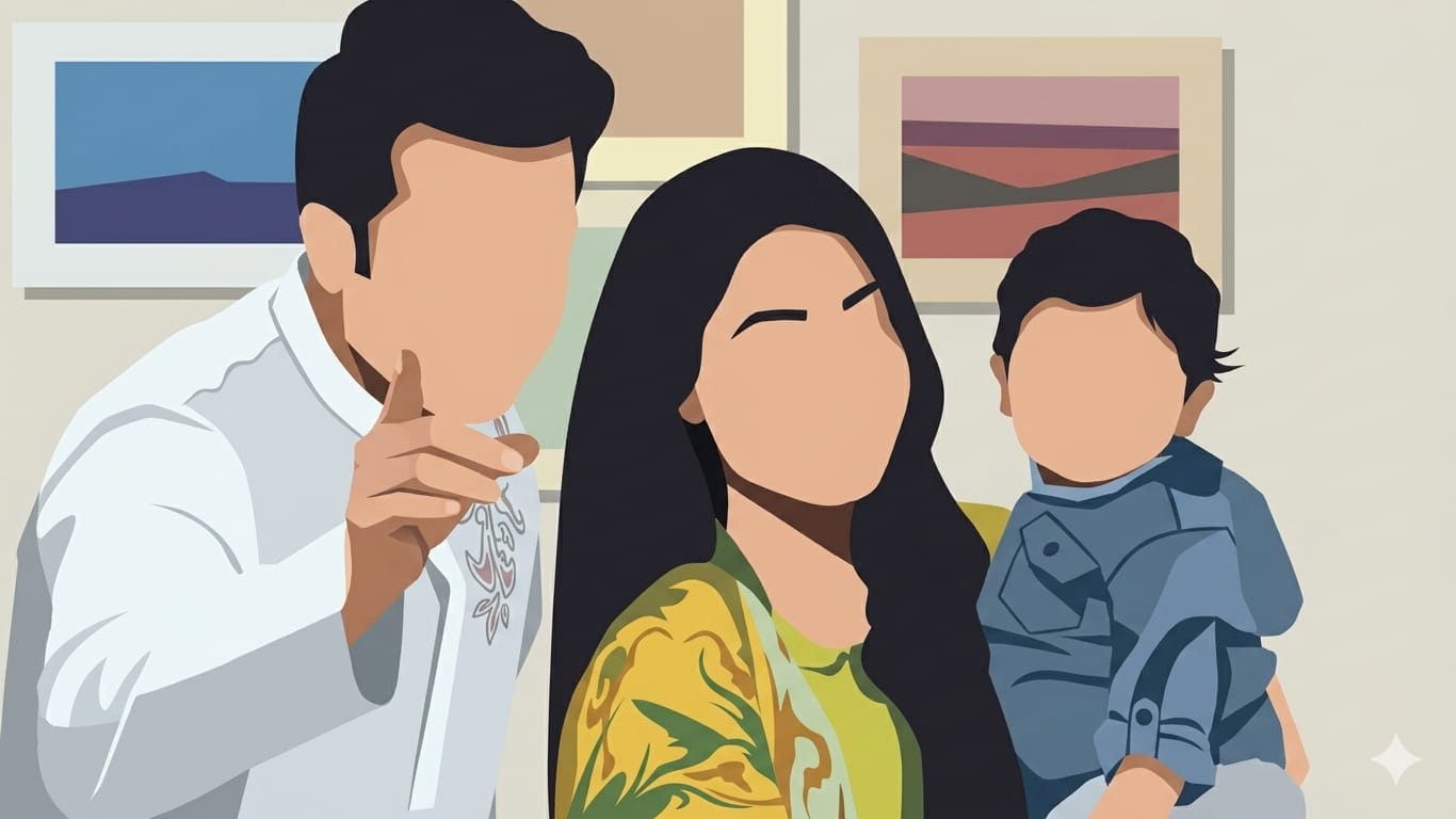 শিশুটির সেলিব্রিটি বাবা কি অ্যাবসেন্ট ফাদার?